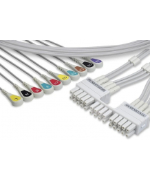 Conjunto de 10 cables IEC para ECG Eli MORTARA (MT10-LS-I)