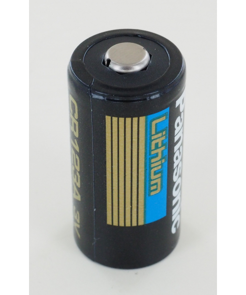 Pile Lithium 3V 1.55Ah Panasonic (CR-123PE/BN) (CR-123APA/BE)