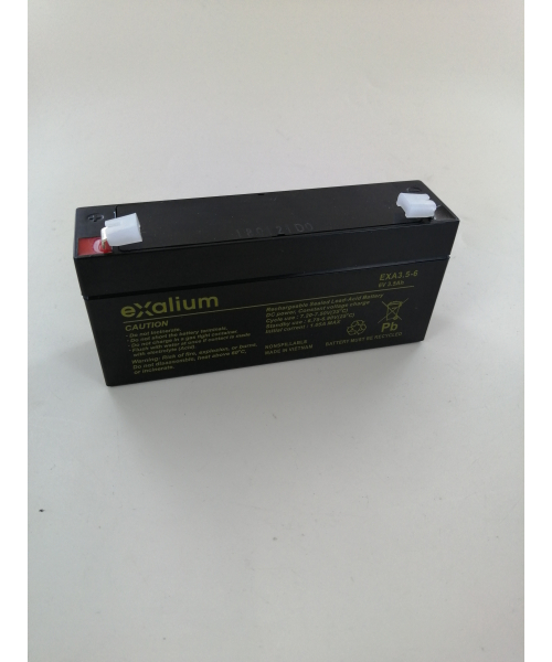 Batterie 6V 3.5Ah pour Dinamap Procare 100 CRITIKON (2037103-106)