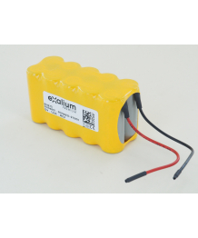 Battery 12V 1.2AH 10VE4 Saft / 5 A output son Saft