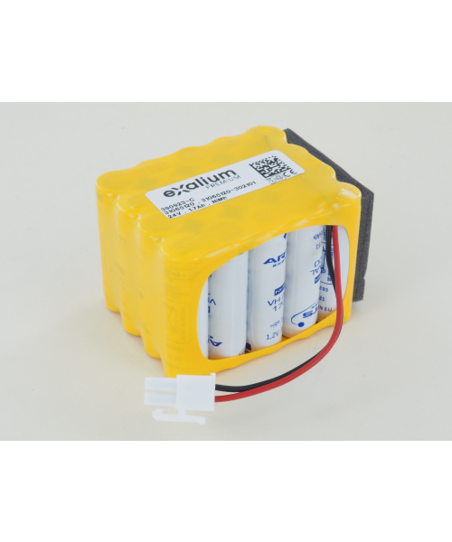 Battery 1.7Ah NiMh 24V type XBAT24 for gate or garage FAAC