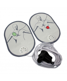 Electrodes adulte/enfant (>8 ans) pour défibrillateur A10 MEDIANA (A0256-1)