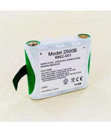 Batteria 4.8V 1.5Ah per ossimetro 2500 Palmsat NONIN MEDICAL