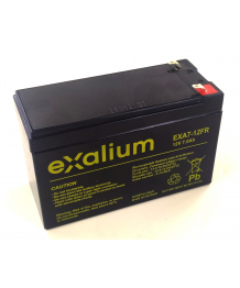 Batería de plomo 12V 7Ah (151 x 65 x 102) Exalium (EXA7 - 12FR )