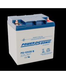 Batterie Plomb 12V 28Ah (165x125x175) (PG12V28)