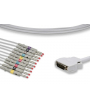 Cable patient IEC monobloc 10 fiches banane pour Eli MORTARA