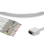 Cable de paciente IEC monobloque 10 enchufes de plátano para Escape NIHON KOHDEN