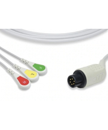 Cable IEC monobloc 3 branches à pression pour R Series ZOLL