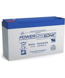 Batterie Plomb 6V 12Ah (151x51x95) Power Sonic (PS6120 VO) (PS6120 V0)