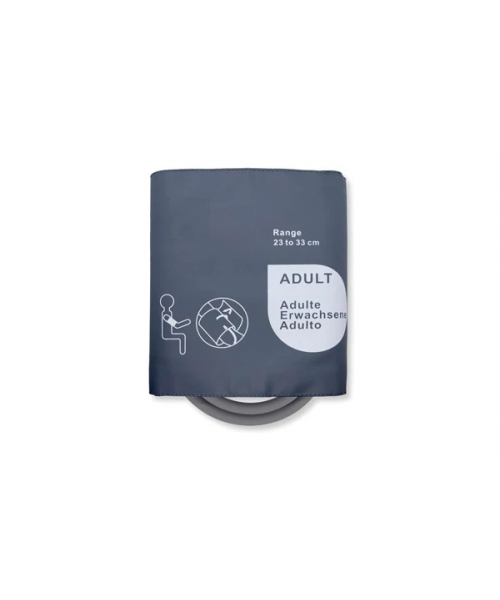 Brassard PNI réutilisable - Avec chambre - 2 tubes - Sans connecteur - Adulte 25/35