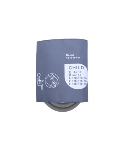 Reusable PNI cuff - With chamber - 2 tubes - Without connector - Pediatric 18/26