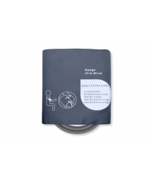 Brassard PNI réutilisable - Sans chambre - 2 tubes - Sans connecteur - Adulte long 27/36