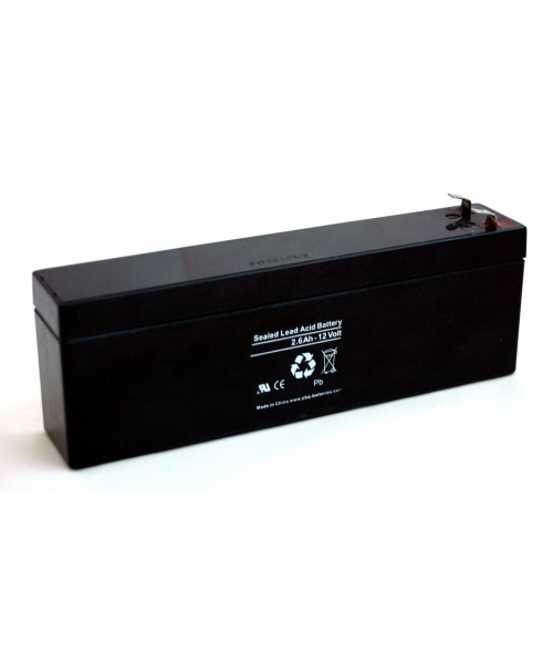 Batterie 12V 2.6Ah pour ECG AR2100 CARDIOLINE