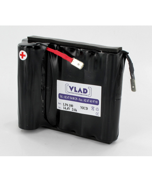 Batterie 14,4V 2Ah pour Ecg VSM2 PHYSIOCONTROL