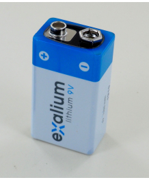 Batería de litio 9V 1.2Ah EXALIUM (LS9VEXA)