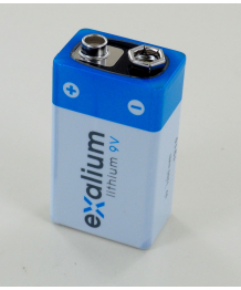 Pile lithium 9V 1.2Ah Exalium (EXA) (EXA) (EXA) (EXA) (EXA) (EXA) (LS9VEXA)