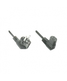 Cordon secteur Noir Coudé 3x1mm² 5 mètres (410205)