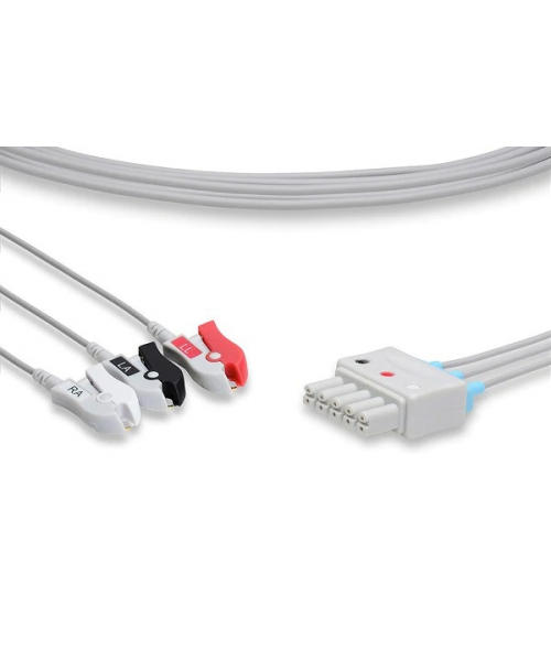 IEC cable 3 strands 5 connectors finish clamp for monitor Trio MINDRAY