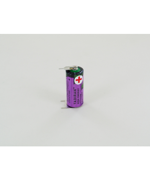 Batteria litio 3,6V 1,4Ah 2/3AA 1 pin + , 2 pins - (SL761/P)