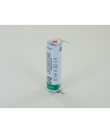 3.6V Lithium battery 2, 1Ah + 3 Picots Saft LS14500
