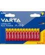 1.5V AAA LR03 Varta LongLife Max Power Blister 8+4 Free Alkaline Battery (4703101462)