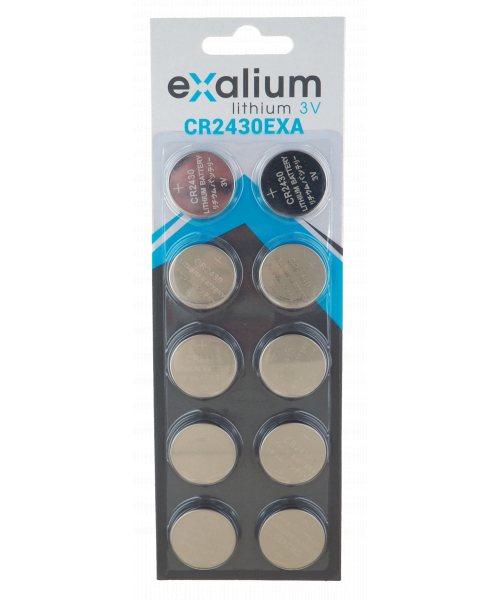 Batería de litio 3V 300mAh Exalium (blister de 10) (CR2430EXA)