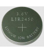 Battery button 3.6V Li-ion rechargeable LIR2450