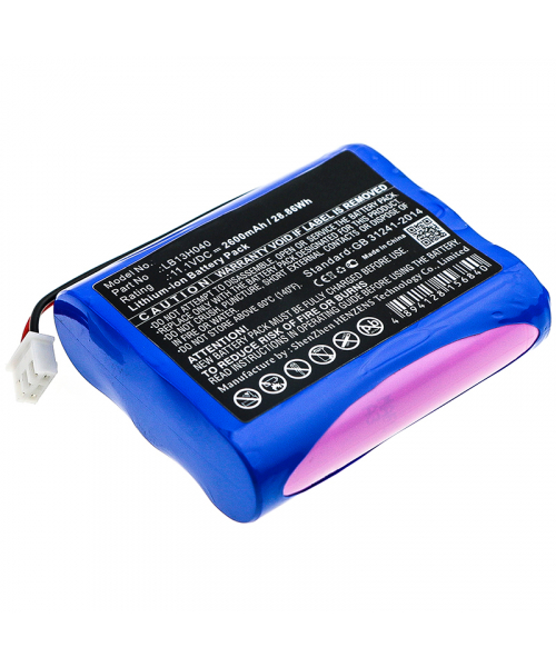 Batteire 11.1V 2.6Ah pour moniteur G3H SHENZHEN GENARI (HYLB-1370)