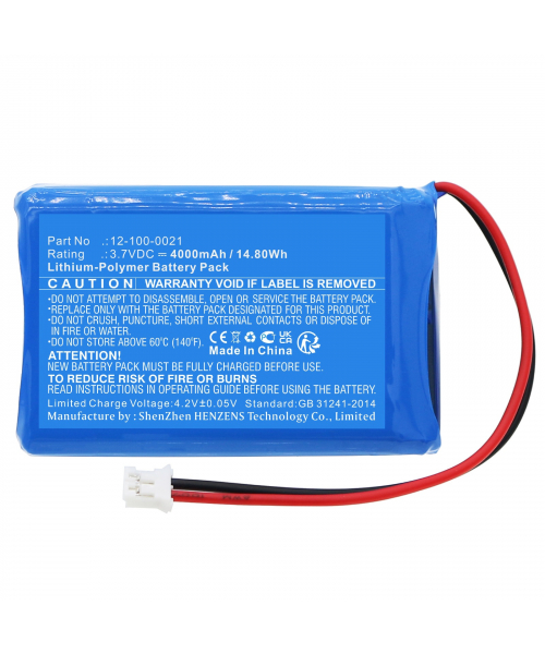 Batterie 3.7V 4Ah pour moniteur BLT-203 BIOLIGHT (12-100-0021) - Vlad