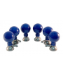 Set de 6 electrodos pre-cordiales con ventosa Ø 24mm