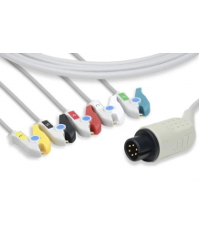Cable IEC monobloc 5 branches à pinces pour IM8 BIOCARE