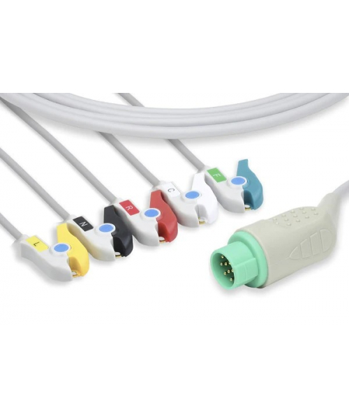 Cavo ECG monoblocco 5 canali con clip per M7000 BIOLIGHT