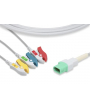 Cable de ECG monobloque de 5 vías para Passport V MINDRAY