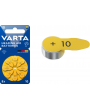 Blister di 8 batterie apparecchi acustici 1,4V - V10 - Varta