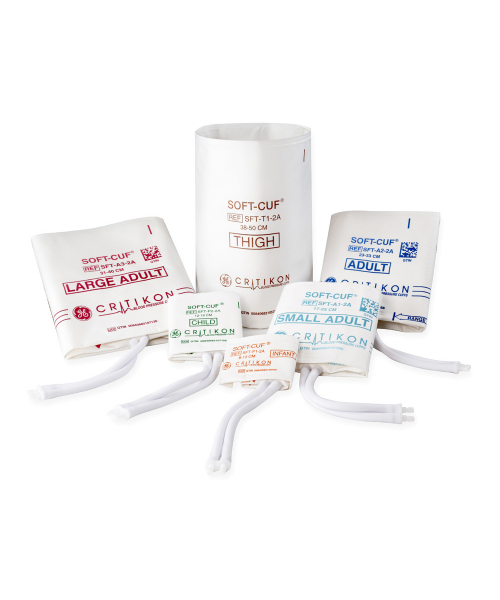 Assortimento SOFT CUF Adulto/Radiale - Tubo doppio + Dinaclick GE HEALTHCARE (2059303-503)