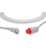 Cable adaptateur IBP pour transducteur Cardiocap (connecteur BD) GE HEALTHCARE (682000/684104)