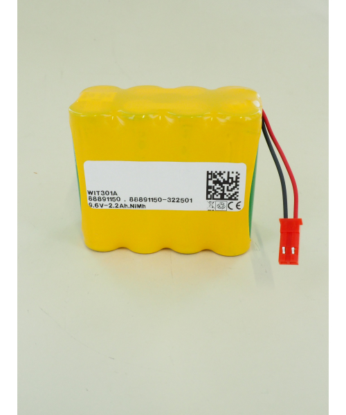 Batterie 9.6V 2.2Ah pour pousse seringue WIT301A