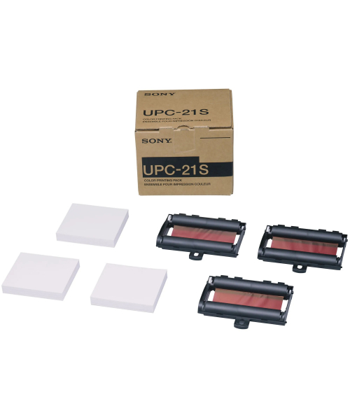 1 x Kit di stampa SONY (4 carte + 4 inchiostri) (UPC-21L)