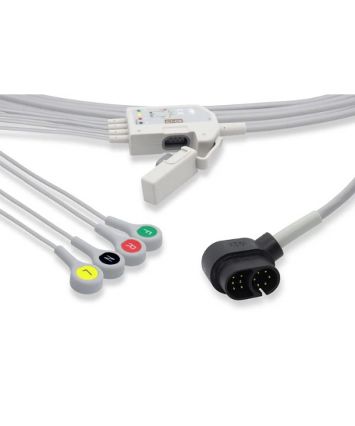 4-Way Snap One-Piece ECG Cables for XSeries (8300-0803-12)