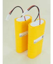 Jeu de 2 Batterie 9.6V 2,5Ah pour moniteur Lifepak 8