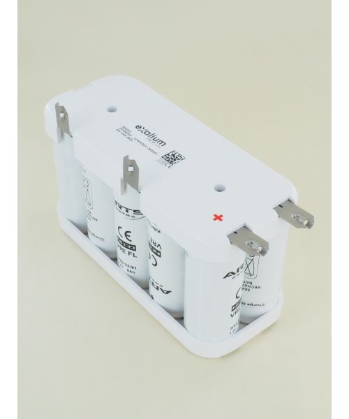 Battery ni-cd 12V 8Ah F (168X71X96) 124255 