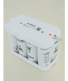 Batteria Ni-Cd 4.8 v 15Ah 4 VT FL-2