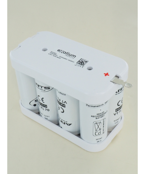Ni-Cd 4.8V 15Ah battery 4 VT FL-2
