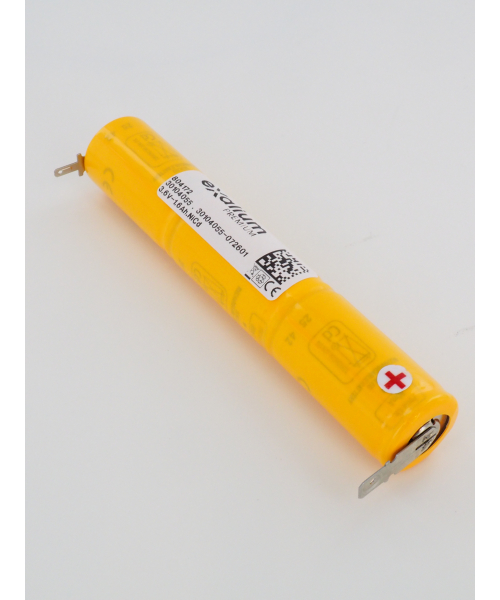 Battery Ni-Cd 3.6V 1.6Ah 3VNT Cs1600 - stick-Clip Saft