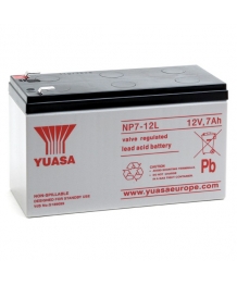 Batería 12V 7Ah plomo (151x65x97.5) de las lengüetas grandes Yuasa