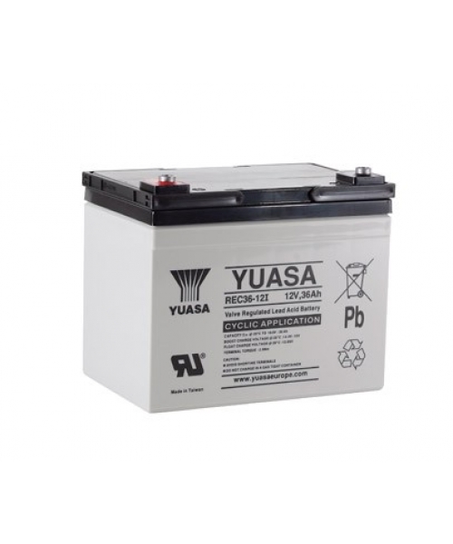 Battery 12V 36Ah (195 x 130 x 169) lead cyclic Yuasa