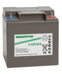 Batterie Plomb 12V 24Ah (168x127x174) Marathon L Exide (L12V24)