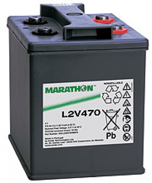 Lead battery 2V 470Ah (208 x 270 x 282) Marathon L Exide
