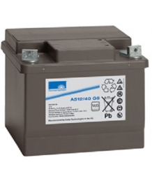 Batterie Plomb Gel 12V 40Ah (210x175x175) Cosses G6 Exide (A512/40 G6)