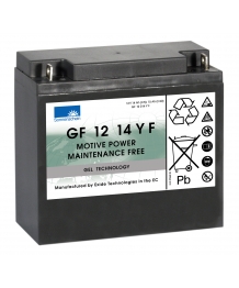 Batterie Plomb Gel 12V 15Ah (181x76x167) Semi-Traction Exide (GF 12 014 Y F)